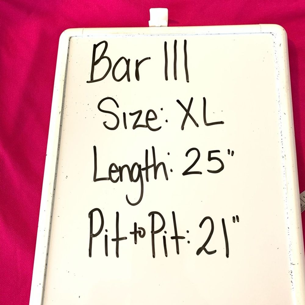 Bar III Pink Zip Back Cutout Tank Top XL - Picture 8 of 10